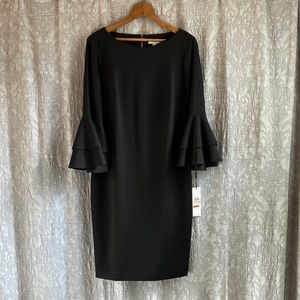 NEW! Calvin Klein dressy black dress, size 12